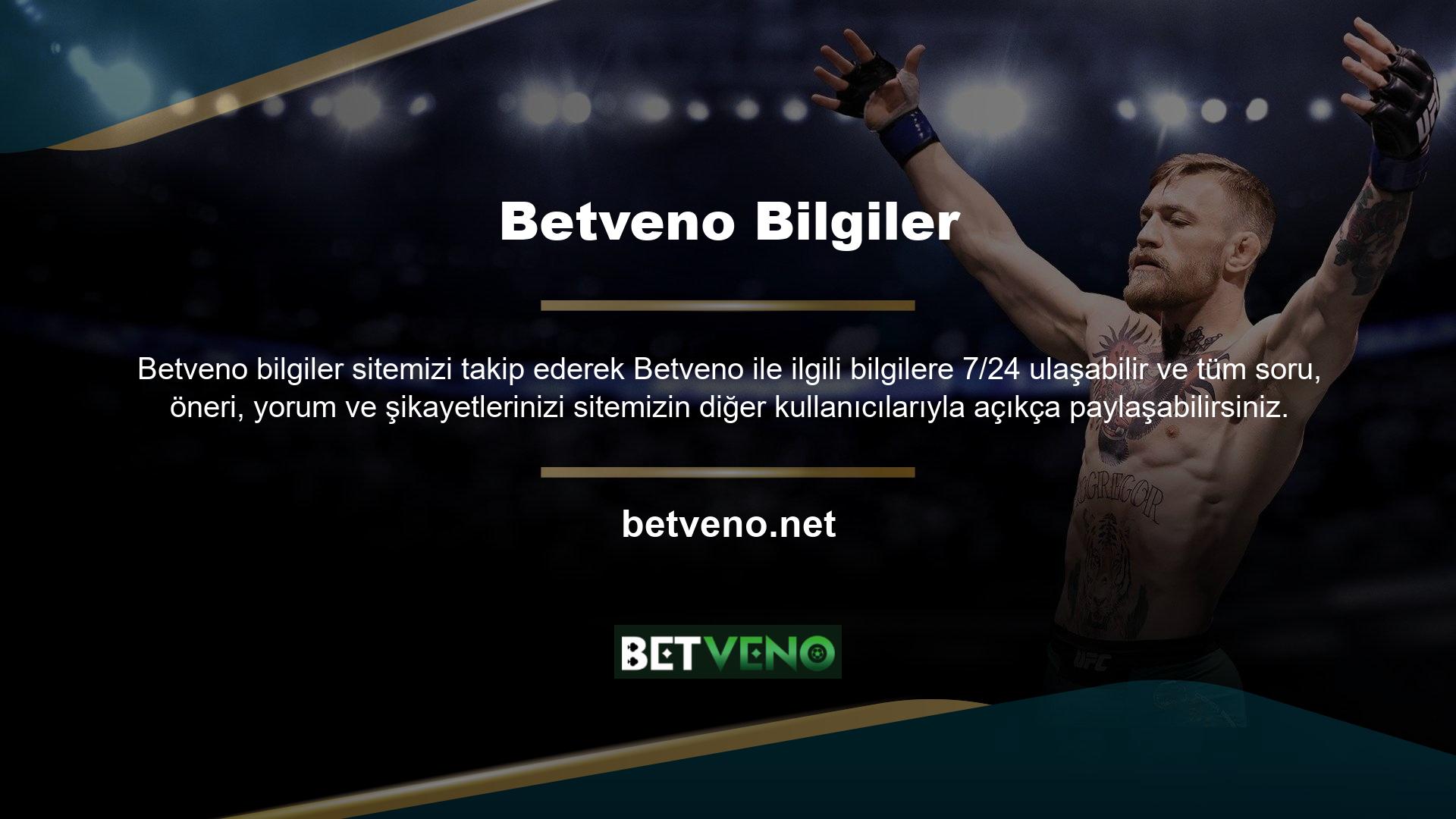 Betveno 7/24 destek sunan bahis ve casino sitelerinden biridir