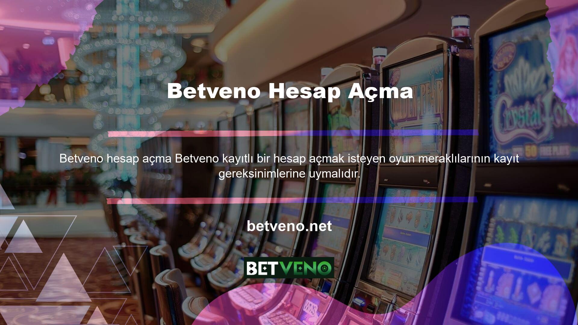 Bahis Sitesine kayıt gereksinimleri aşağıdaki gibidir; 18 yaşından büyük kaydedilmelidir